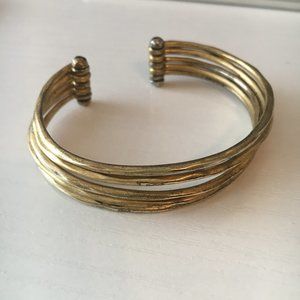 Stella & Dot Gold Cuff Bracelet